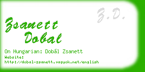 zsanett dobal business card